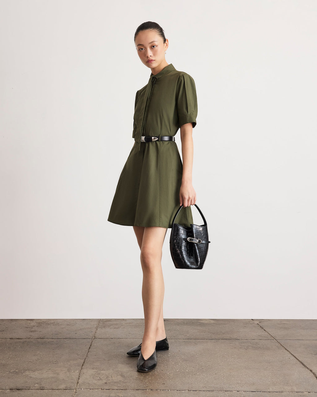 Anna Dress in Army