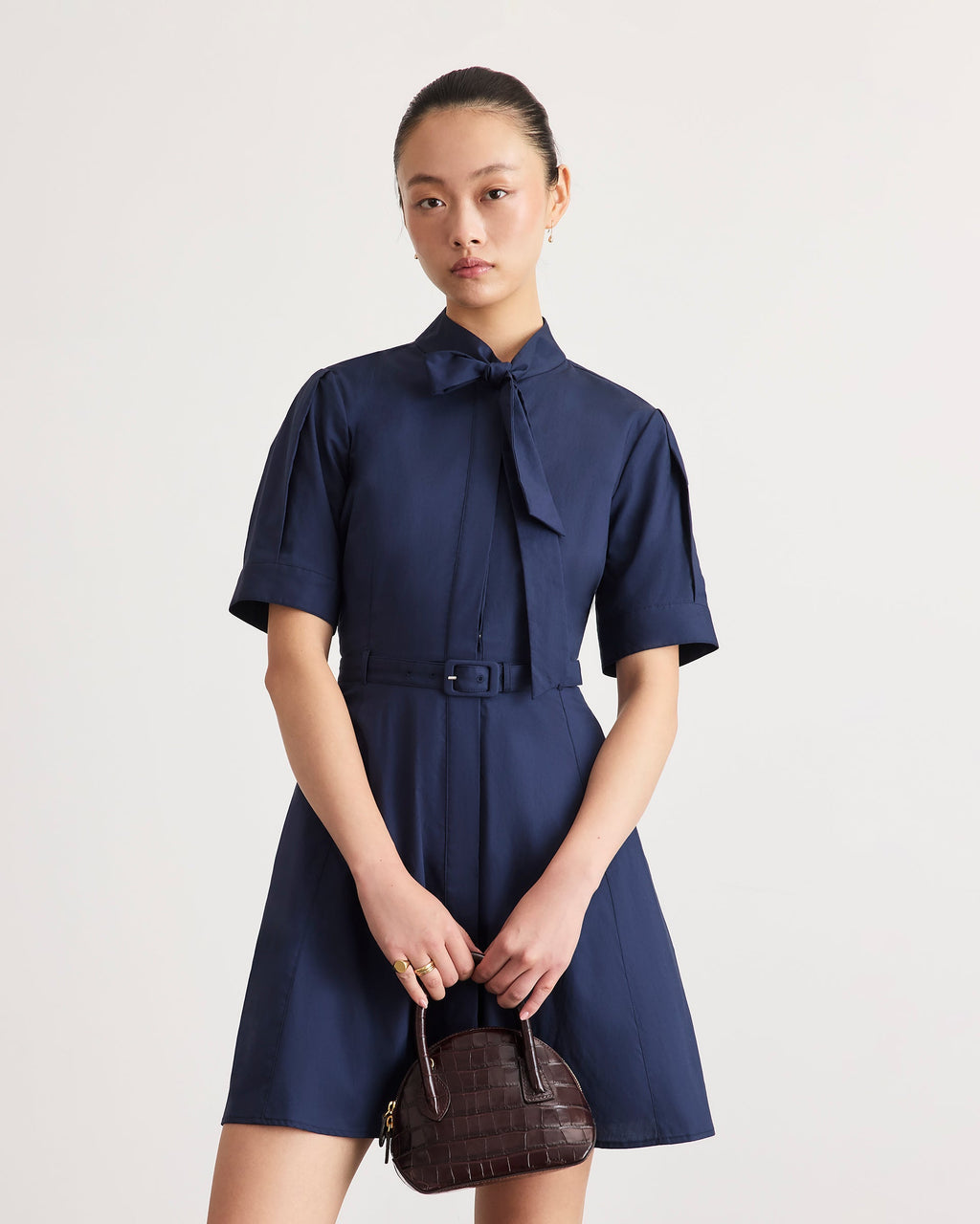 Anna Dress in Maritime Blue