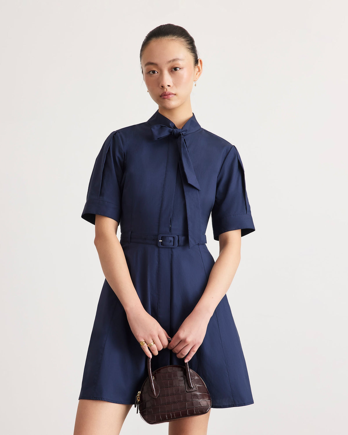 Anna Dress in Maritime Blue