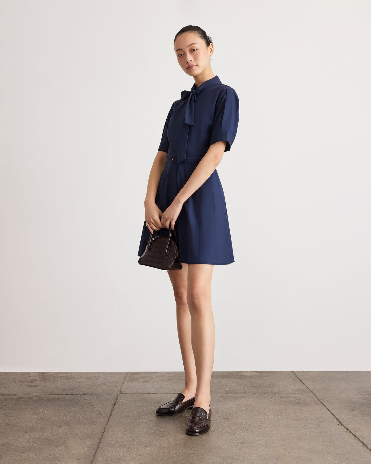Anna Dress in Maritime Blue