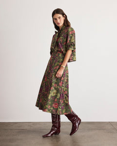 Tavia Skirt in Army Multi