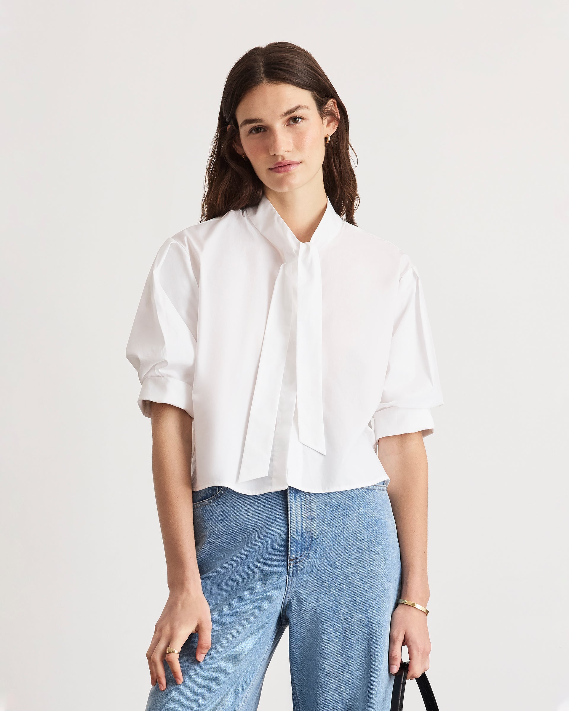 Anna Top in Optic White