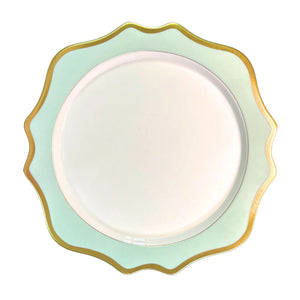 Anna's Palette Charger in Aqua Green