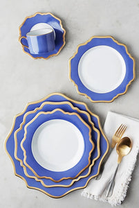 Anna's Palette Rim Soup in Indigo Blue