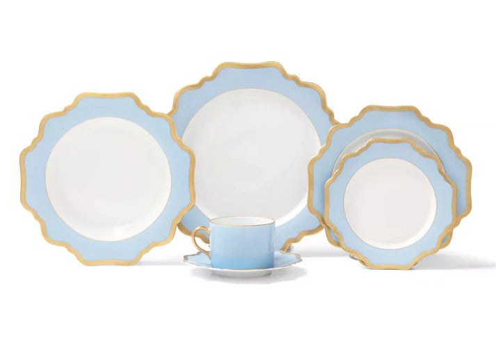 Anna's Palette Tea Saucer in Sky Blue