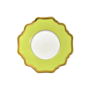 Anna's Palette Tea Saucer in Summer Green