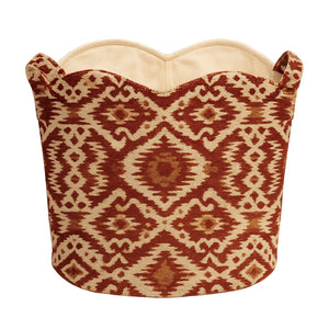 Annabelle Tote Bag in Red Ikat