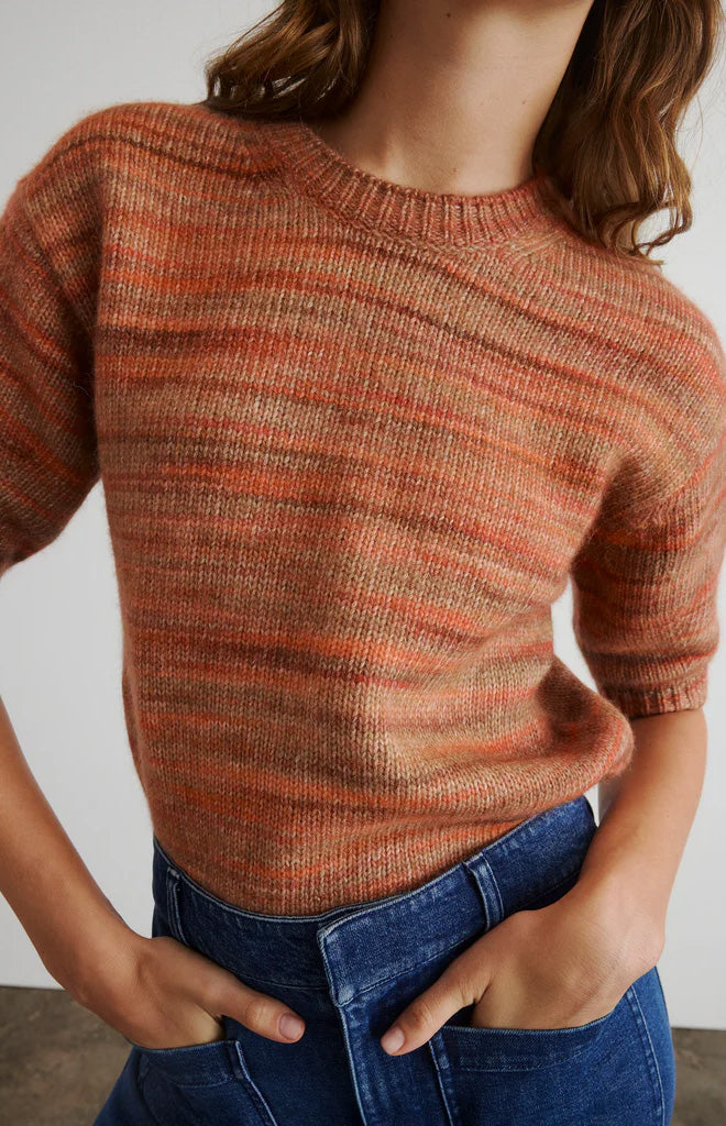 Anne Sweater in Paprika Sunset