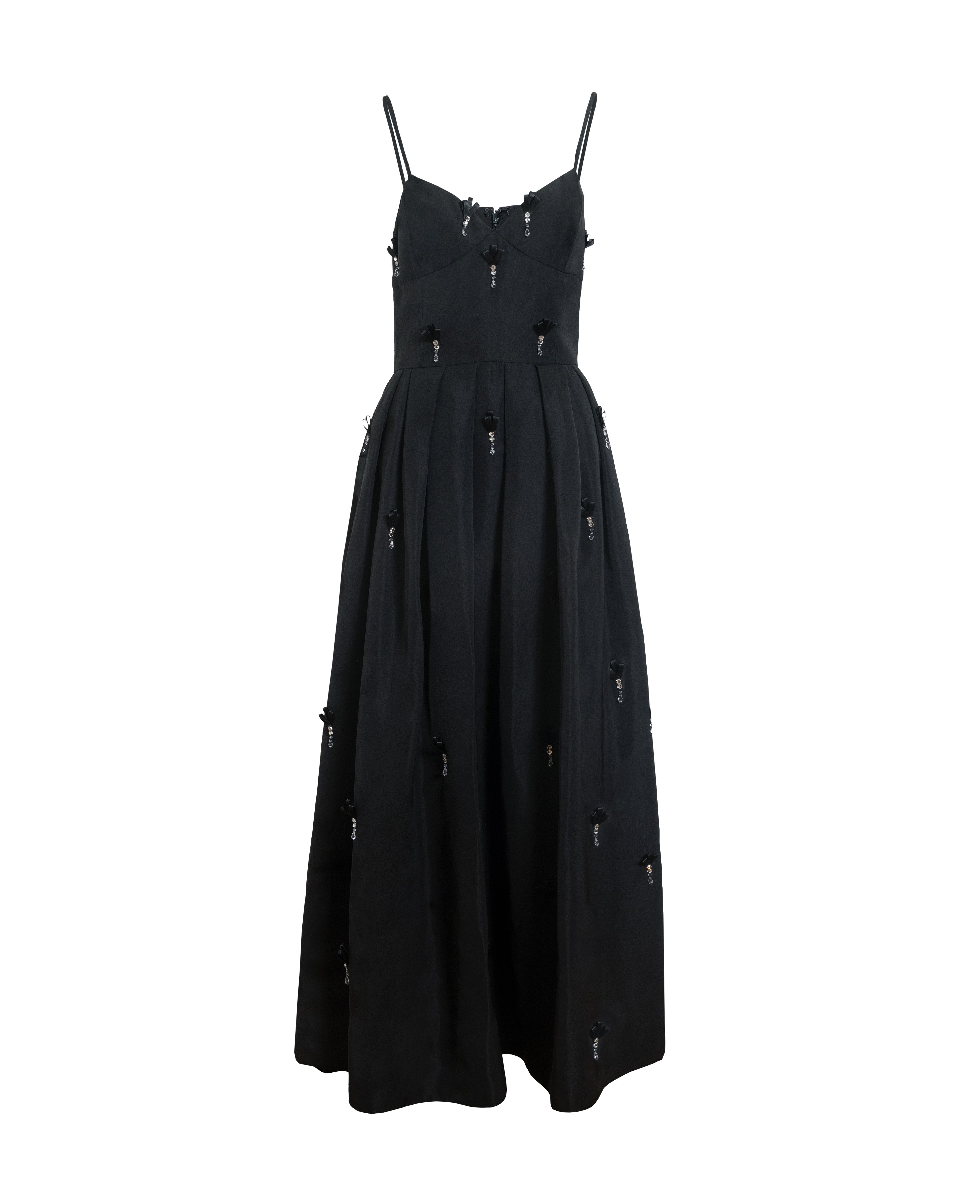 Annette Dress in Noir Multi