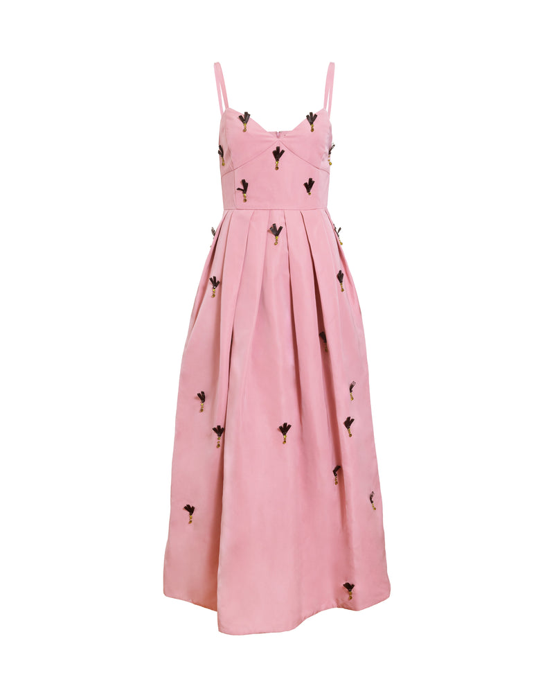 Annette Dress in Rose Quartz Multi