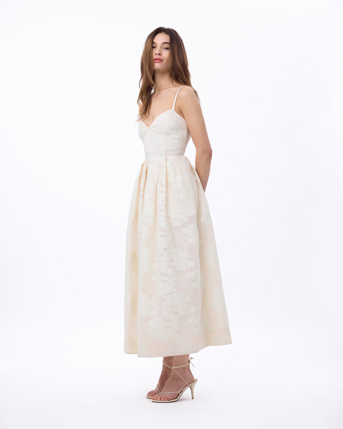 Annette Dress in Ivory