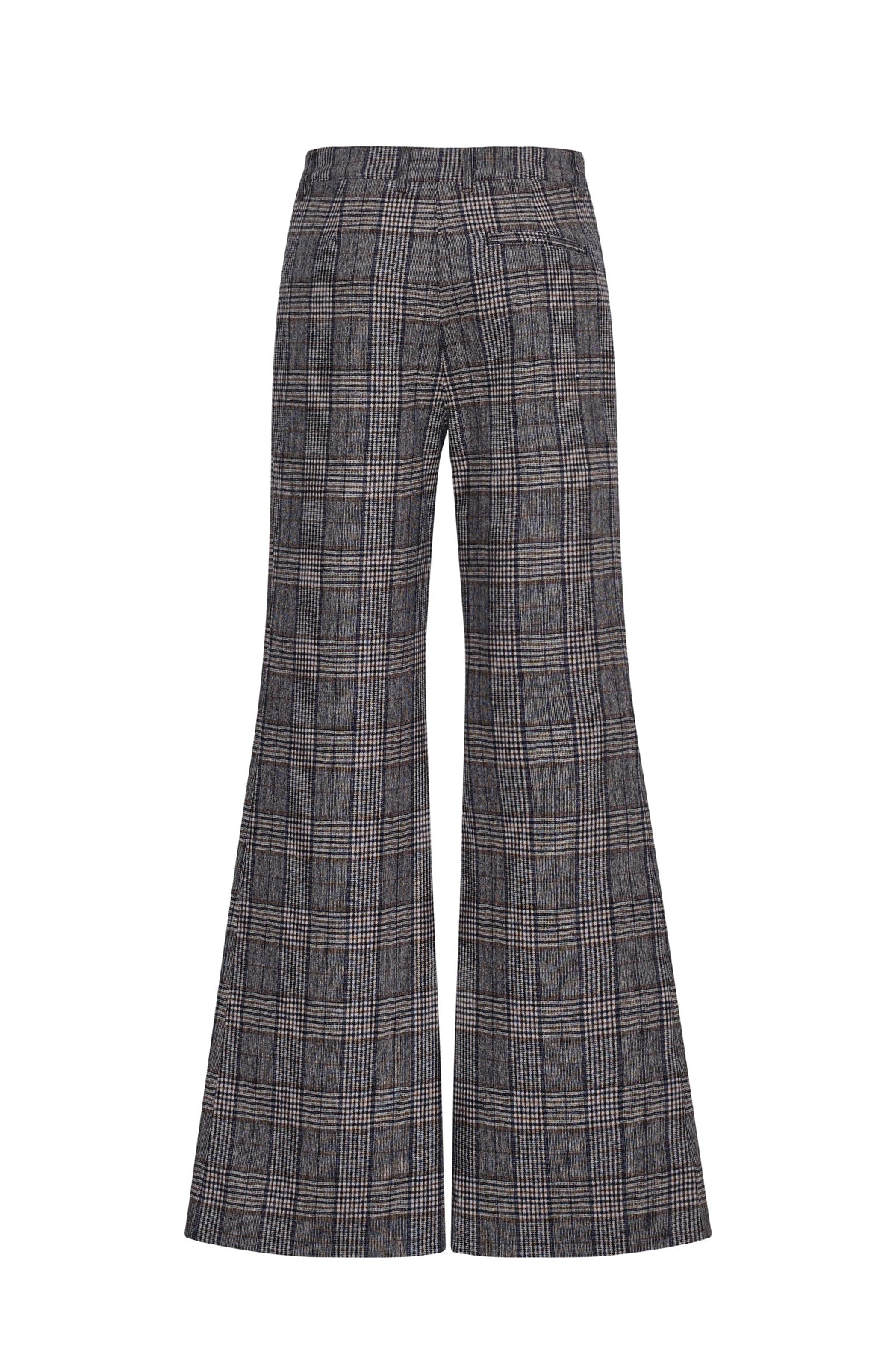 Annie Pant in Keighley Plaid Grey