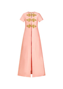 Annika Convertible Gown Set in Blush Tulip