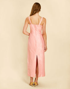 Annika Convertible Gown Set in Blush Tulip