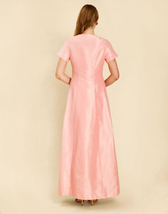Annika Convertible Gown Set in Blush Tulip