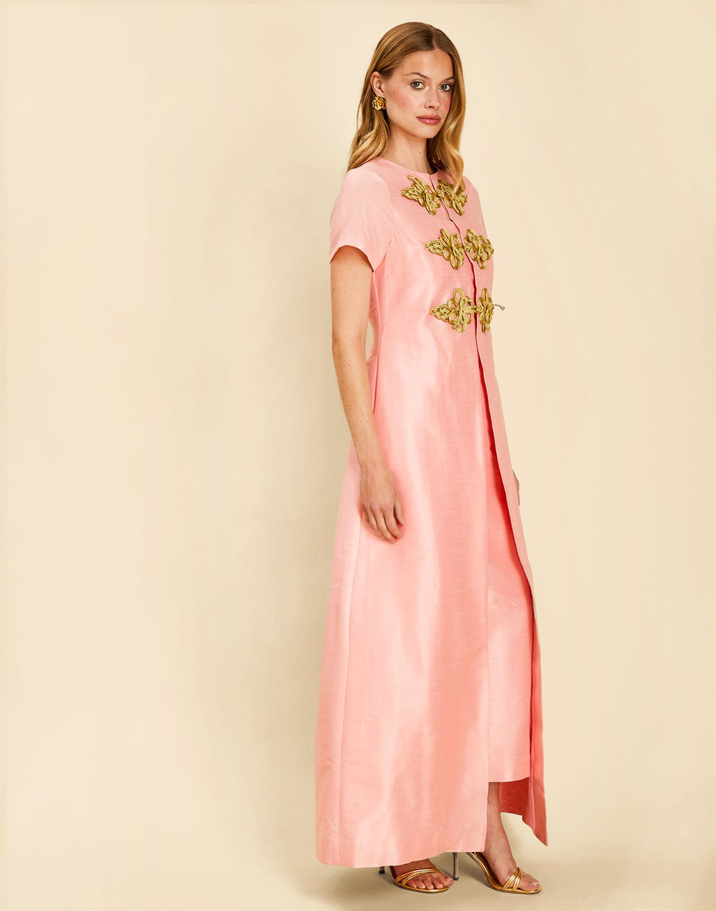Annika Convertible Gown Set in Blush Tulip
