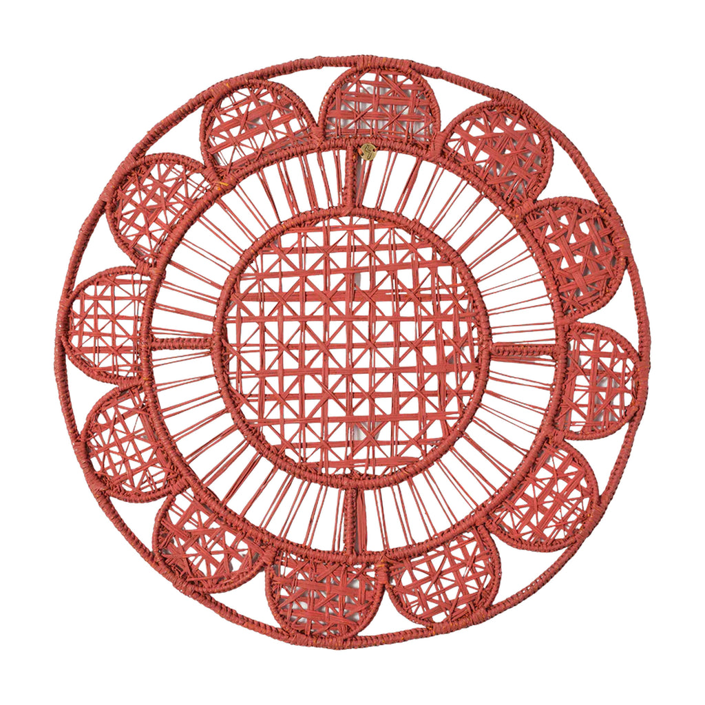 Anthea Woven Placemat in Terracotta