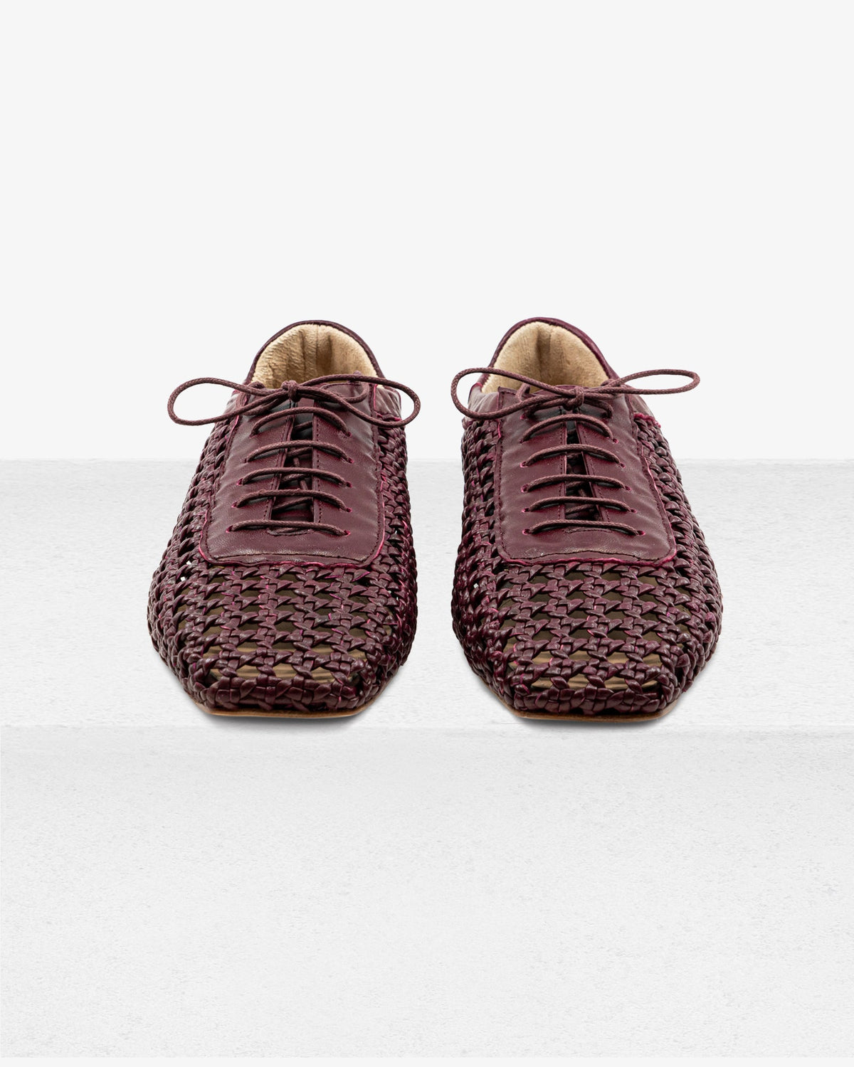 Antonia Burgundy Leather