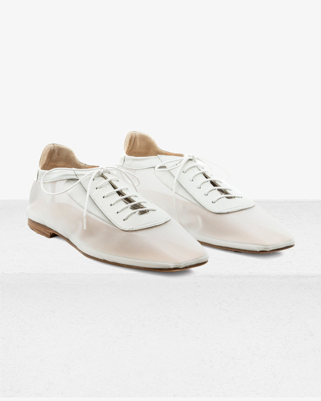 Antonia Clear Mesh White