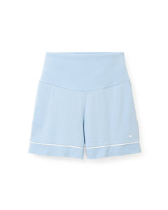 Women's Pima Maternity Shorts in Periwinkle