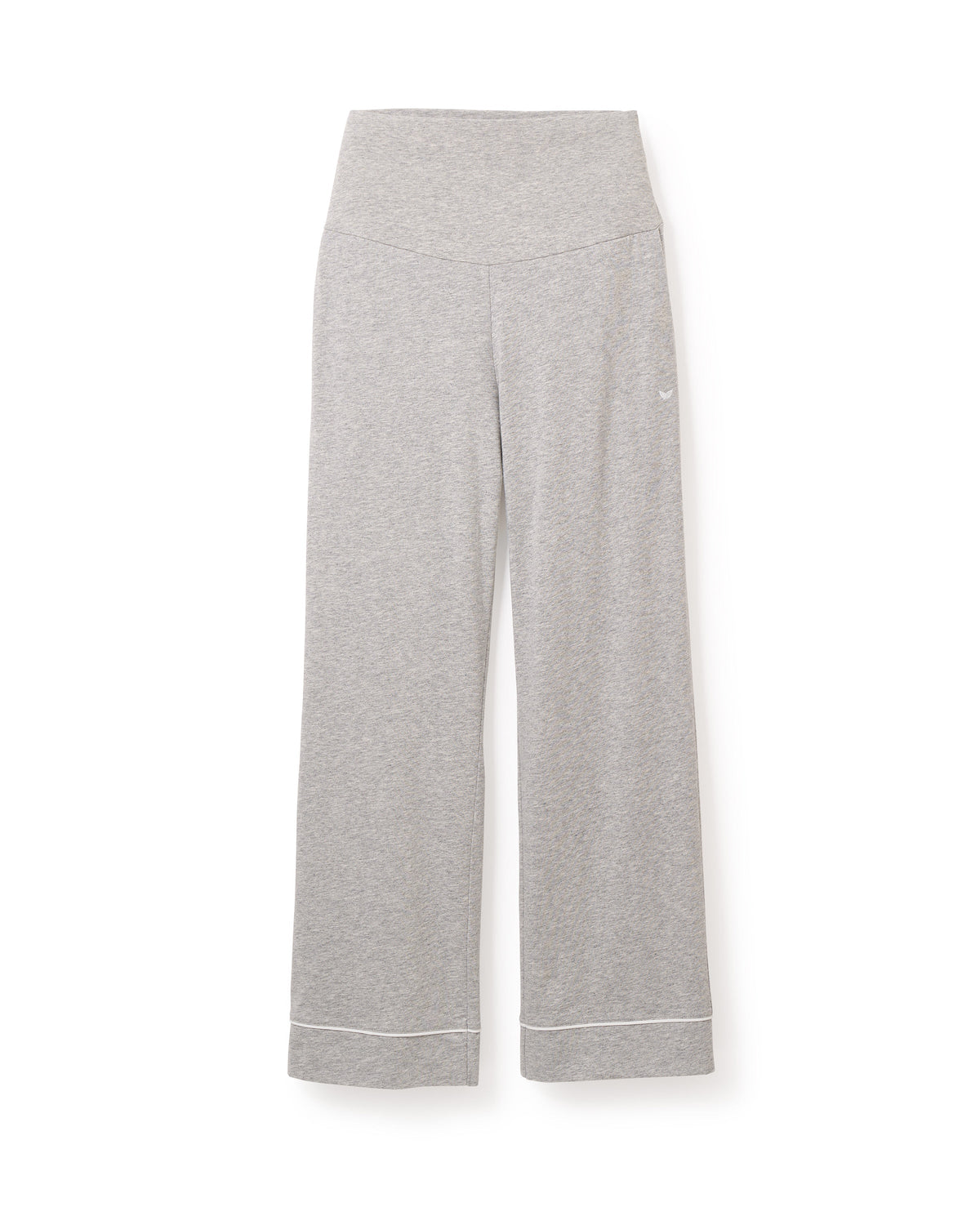 Women's Pima Maternity Pants in Light Heather Grey