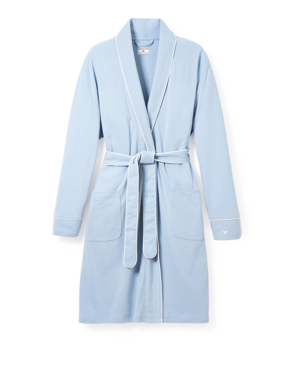 Women’s Pima Maternity Robe in Periwinkle