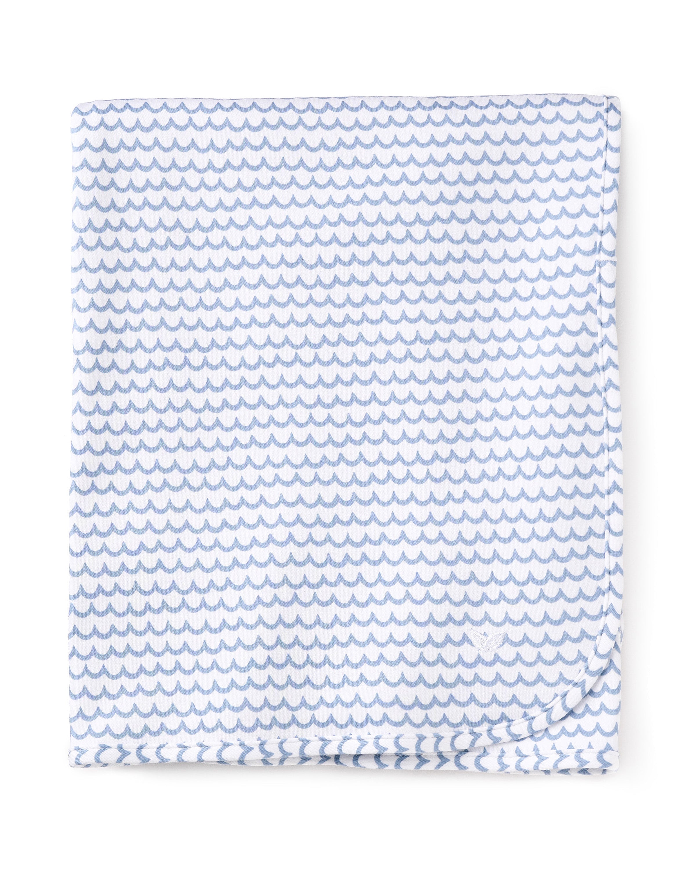 Pima Baby Blanket in La Mer