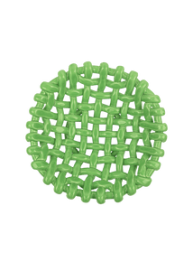Apple Green Basketweave Bowl