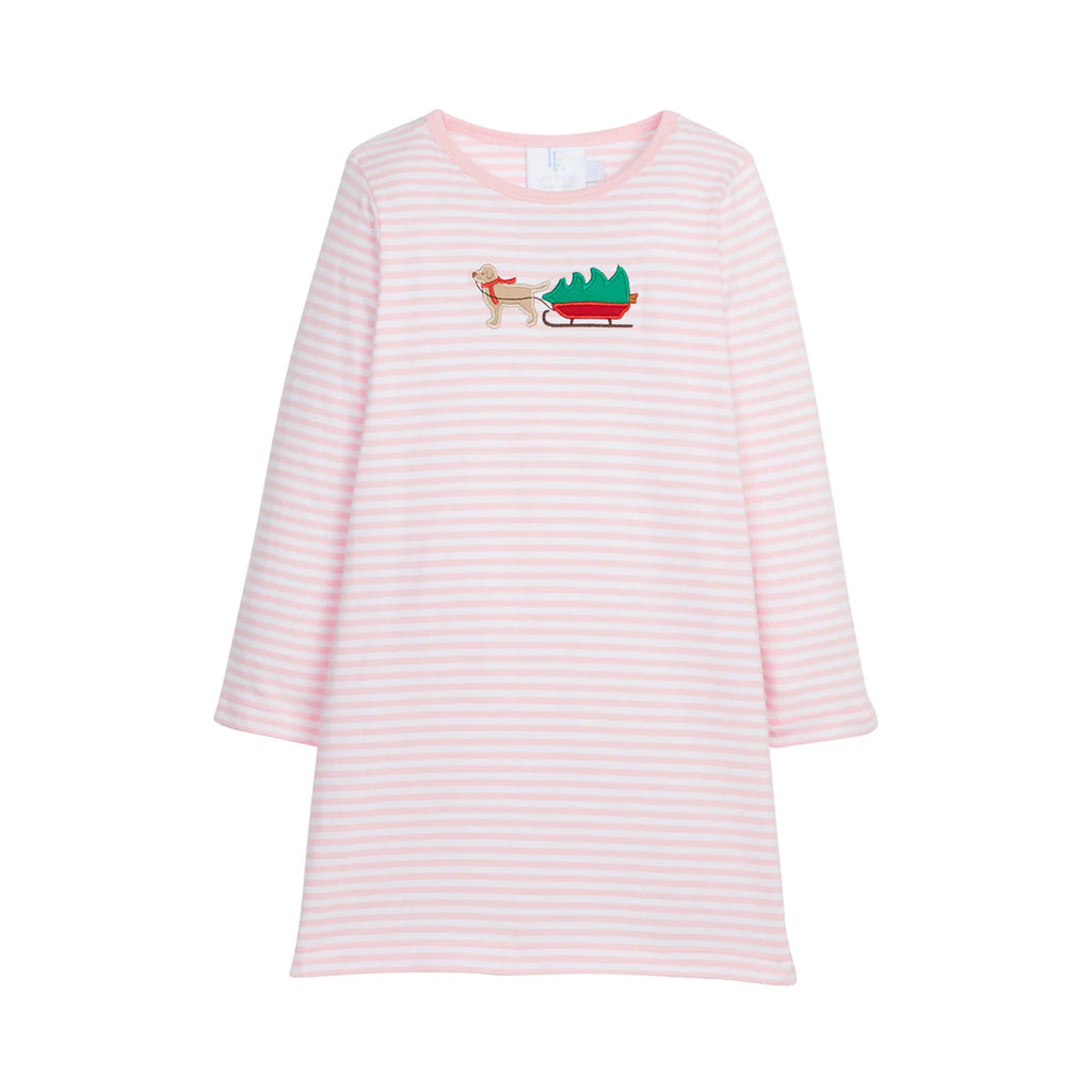 Applique T-Shirt Dress in Holiday Lab