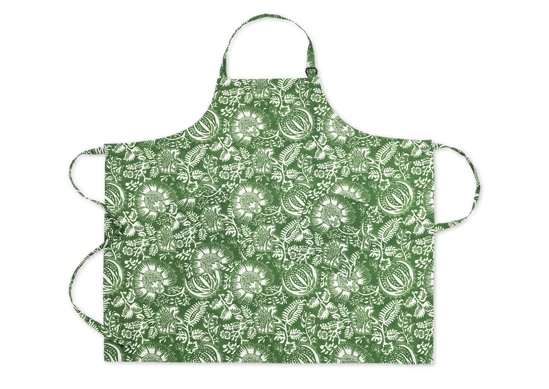 Matouk Schumacher Linen Apron in Granada Palm