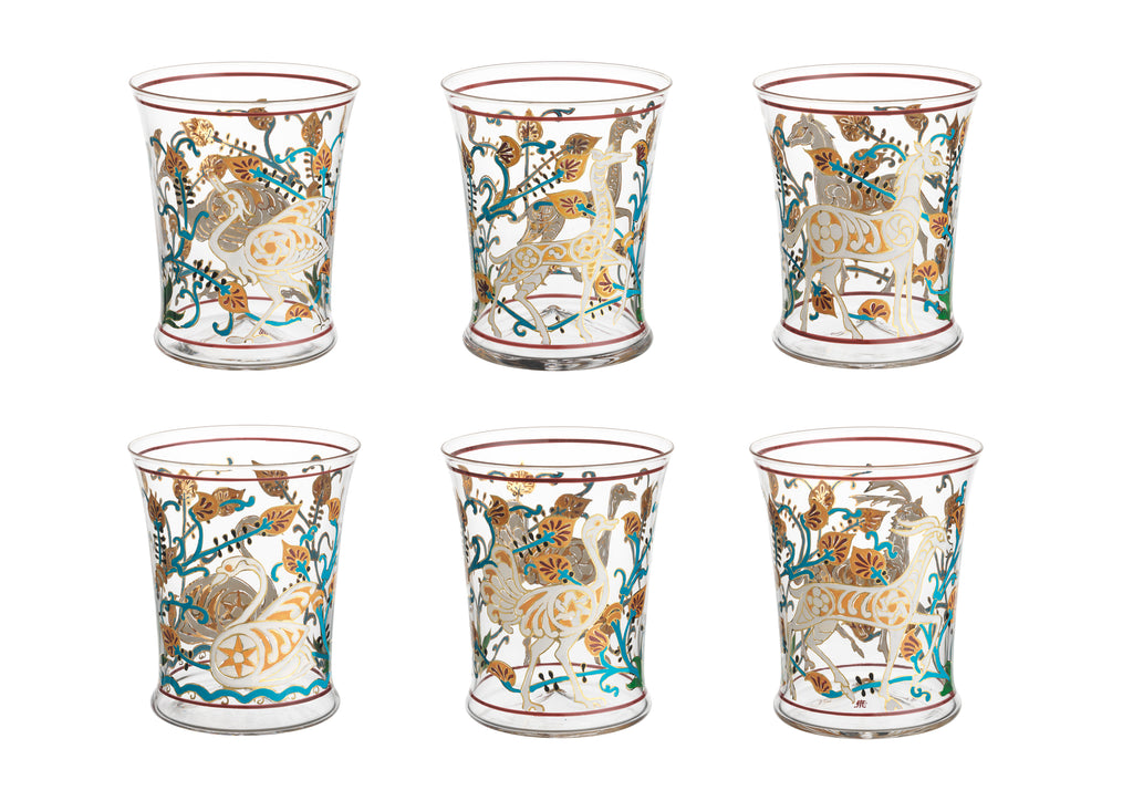 Alhambra Arabian Tumbler with Cranes