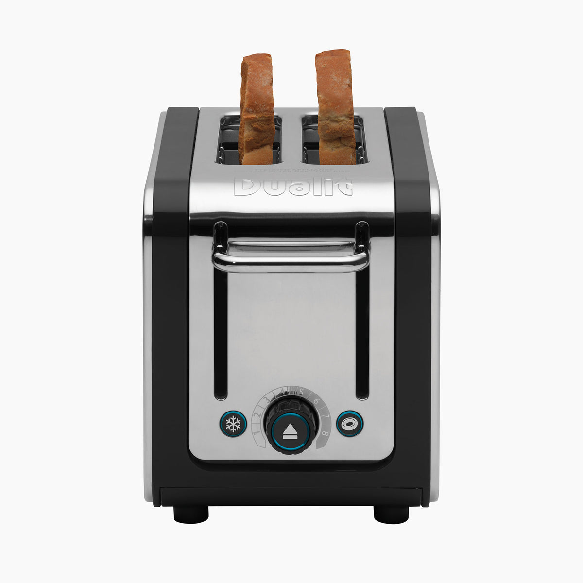 2 Slot Design Series Toaster in Black/Stainless Steel