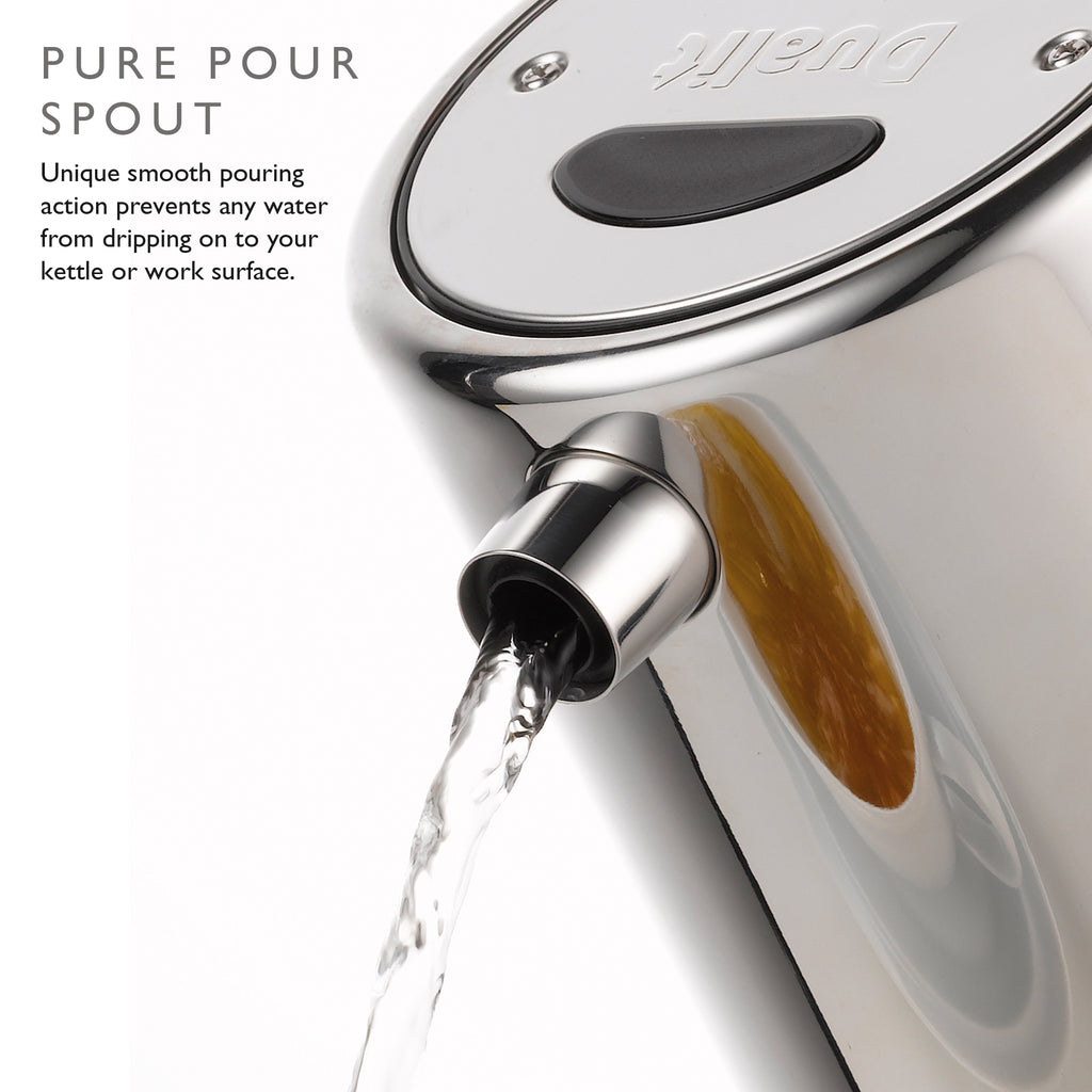 Design Series Kettle in Black/Stainless Steel