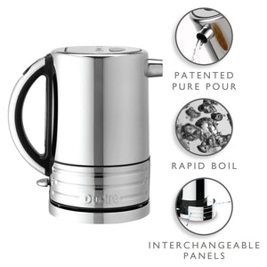 Design Series Kettle in Black/Stainless Steel