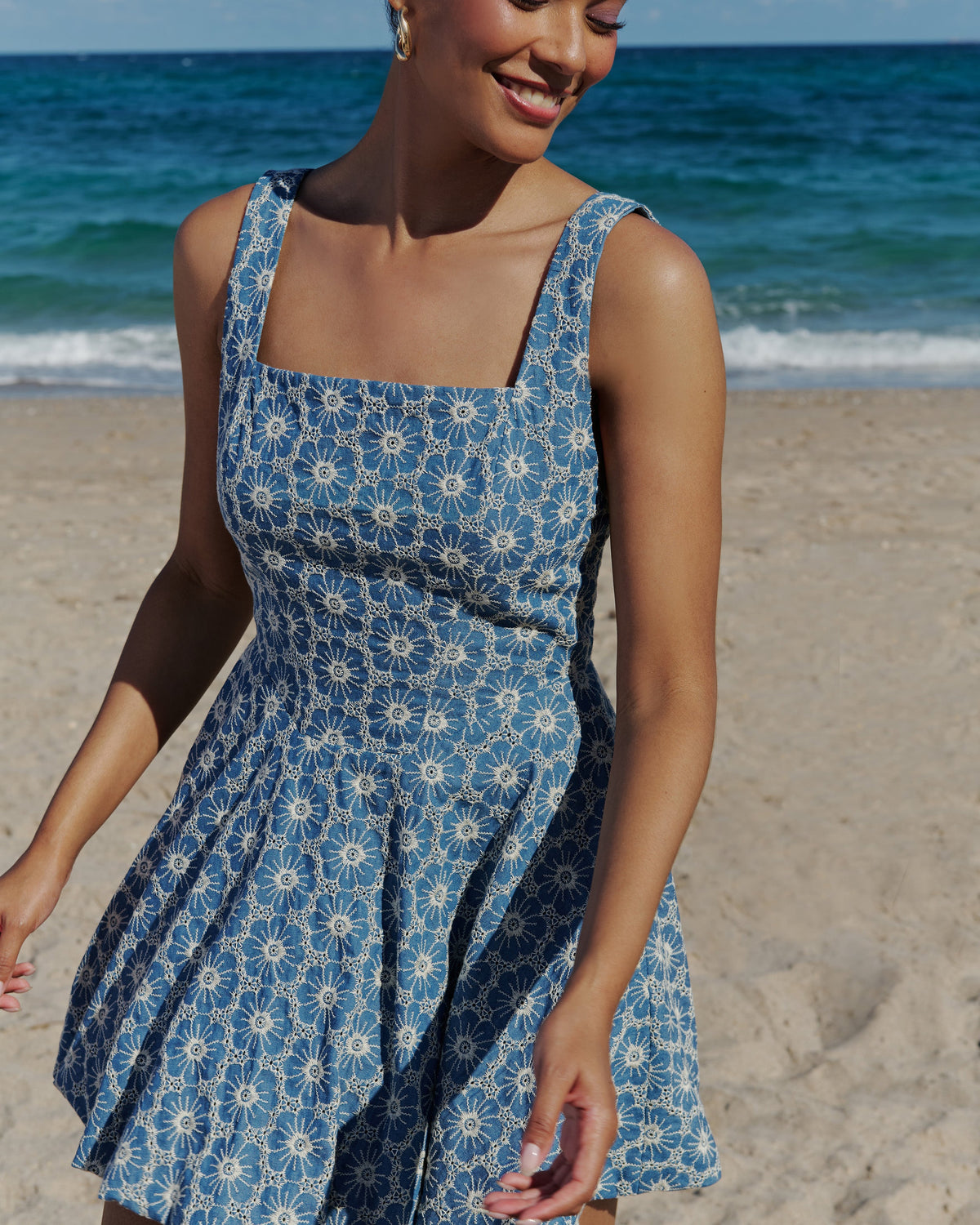 Denim La Bubble Dress - Arianne Elmy