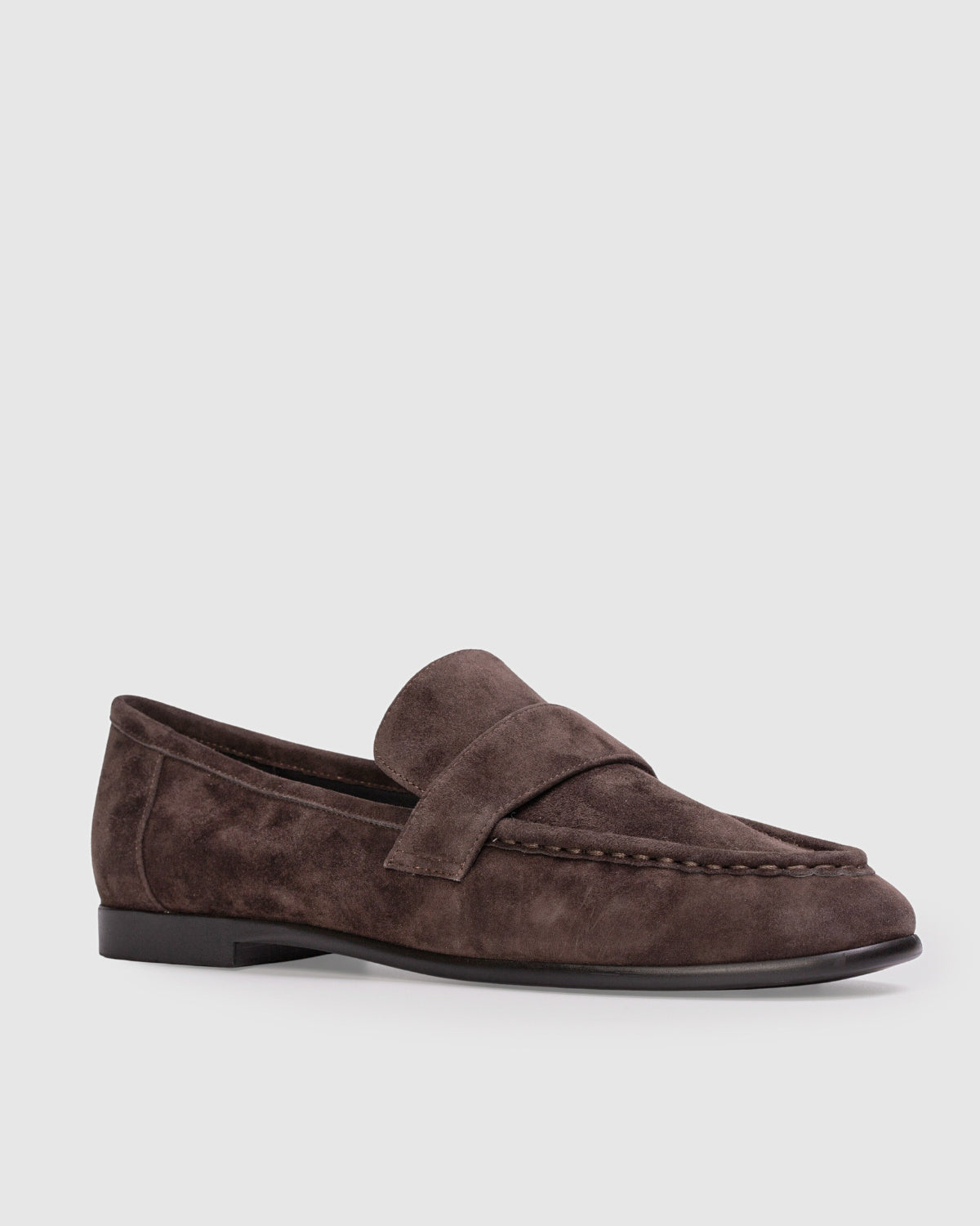 Arrow Loafer in Hot Fudge Suede
