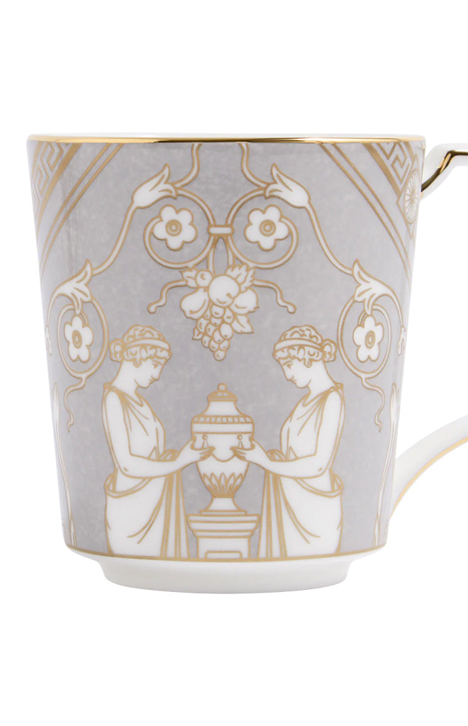 Renaissance Mug in Grey, Set of 2