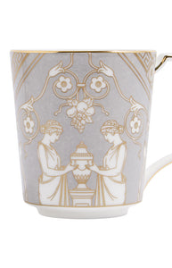 Renaissance Mug in Grey, Set of 2