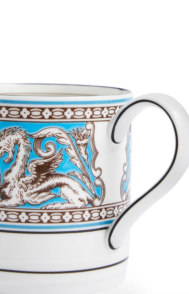 Florentine Turquoise Large Mug