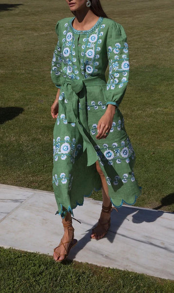 Asha by Ashley McCormick Emerald Lucia Dress XL