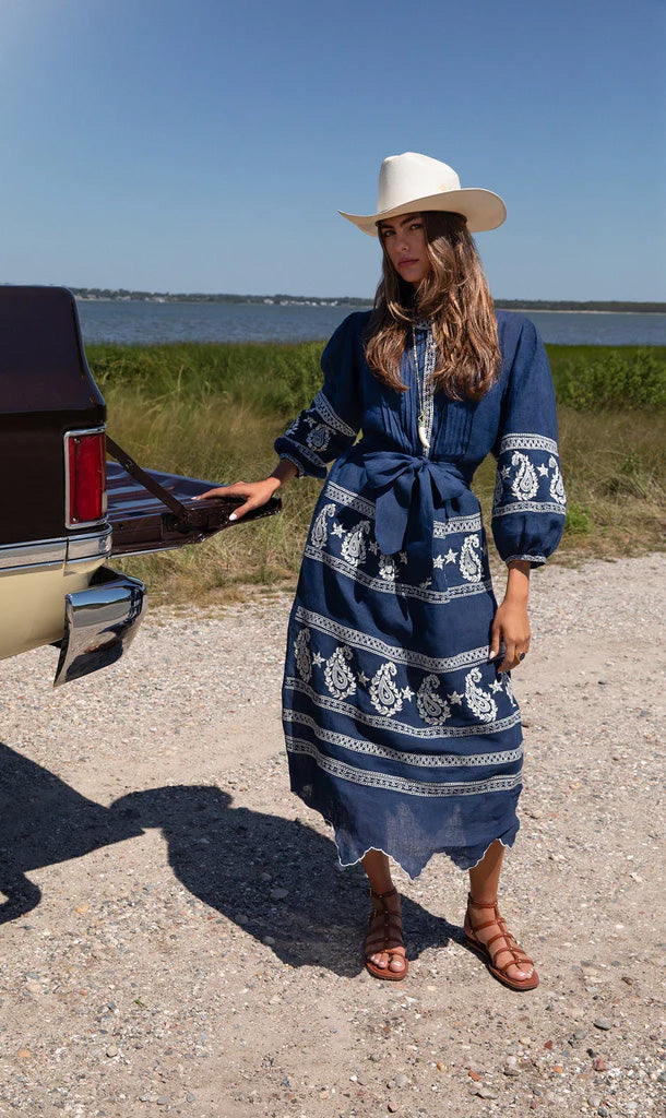 Navy Piper Dress