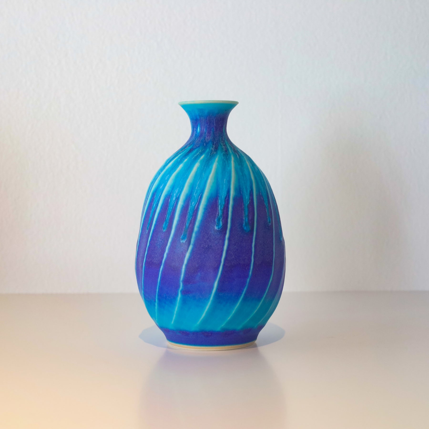 Blue Jar Mini Vase