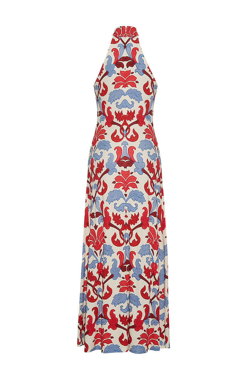Asher Dress in Fleur Crest Ivory