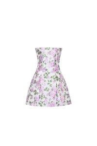 The Ashley Dress in Pink & Green