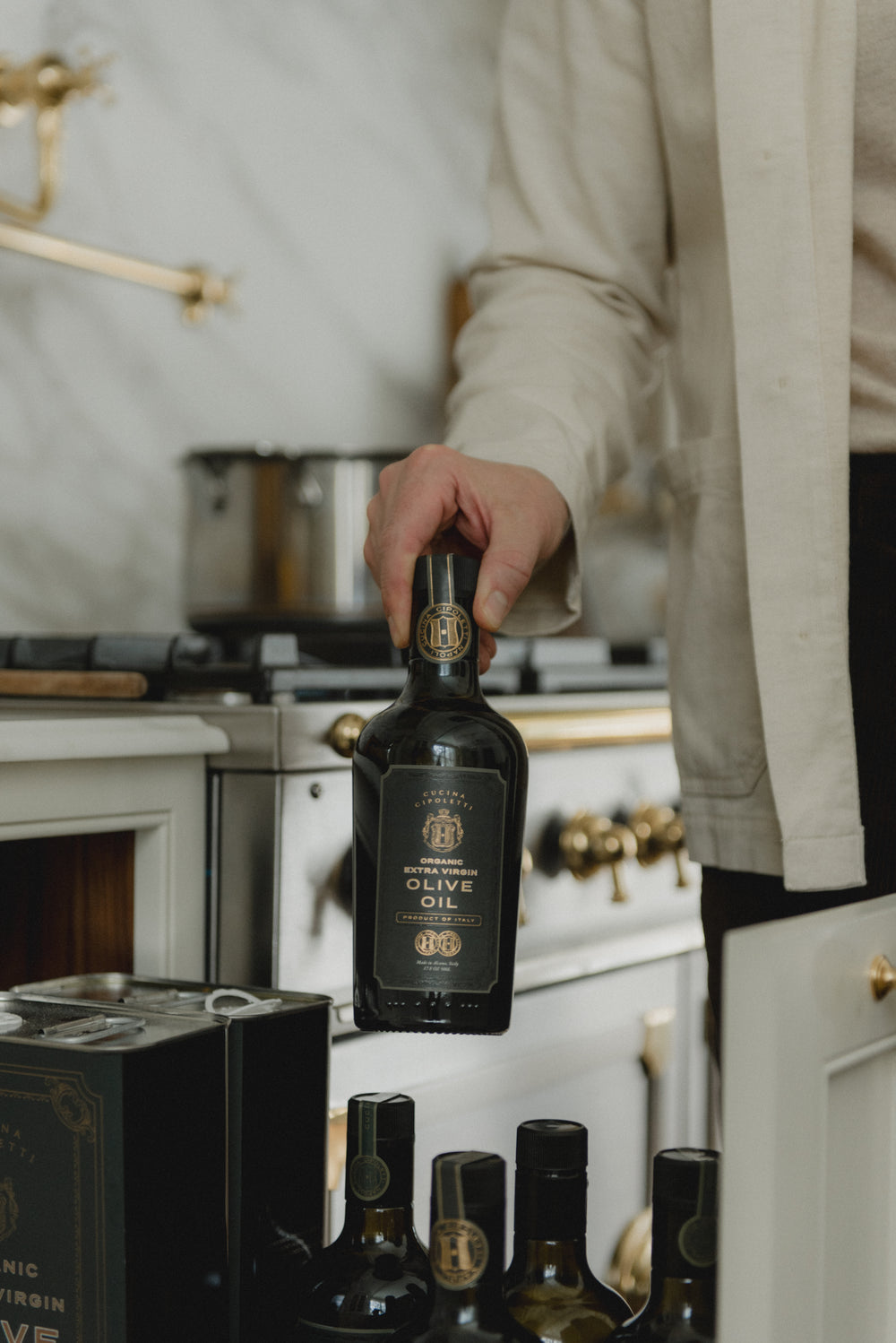 Organic Extra Virgin Olive Oil Bottle