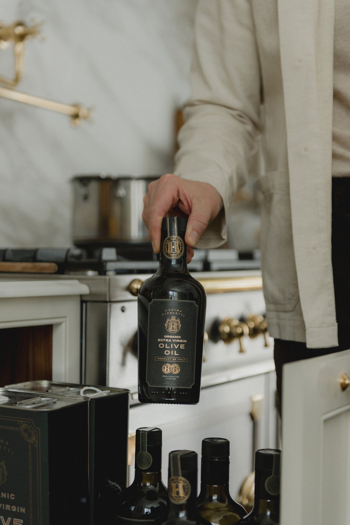 Organic Extra Virgin Olive Oil Bottle