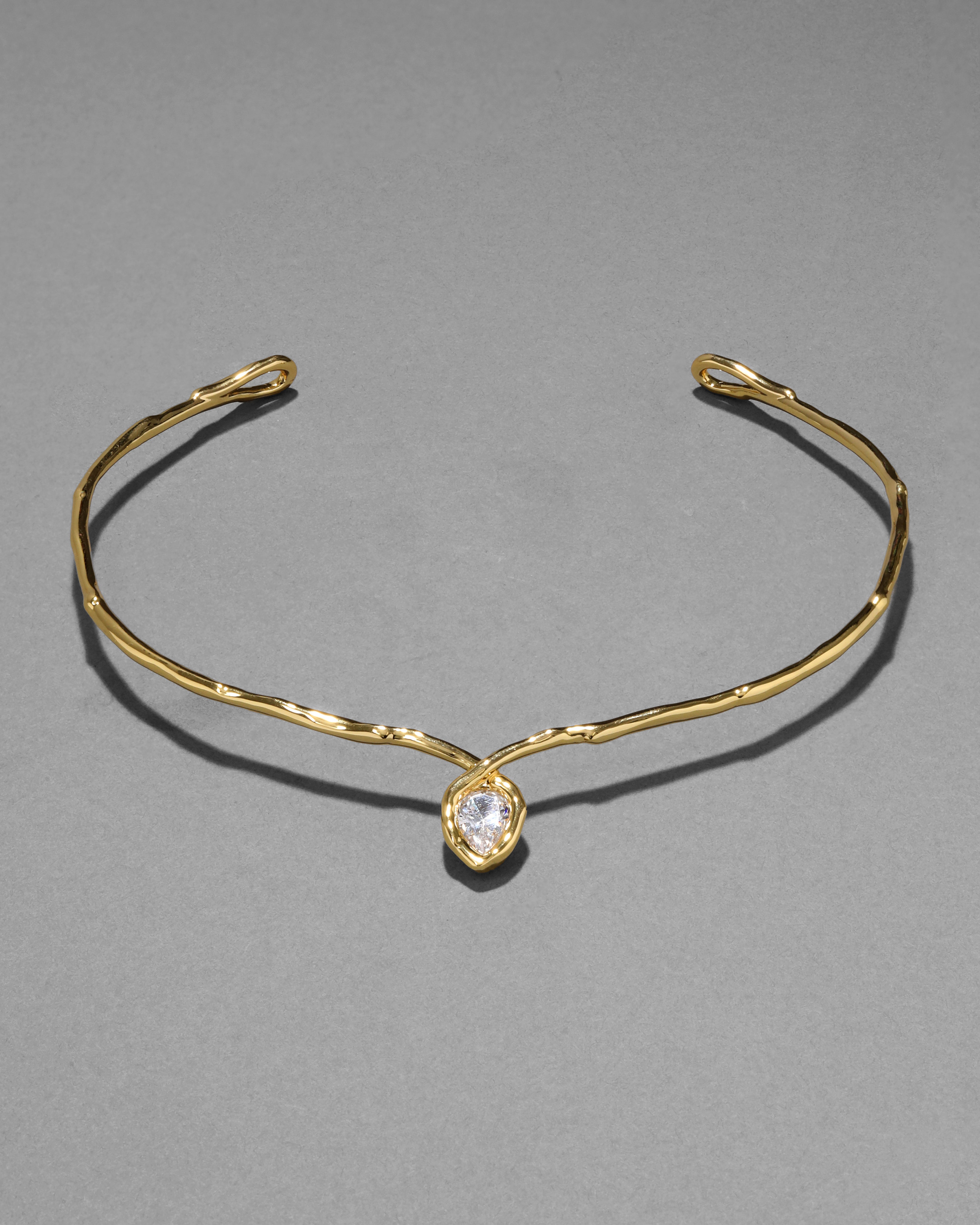 Asterales Gold Floating Collar Necklace