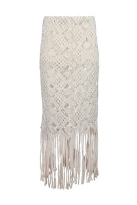 The Rivington Skirt in Cream.