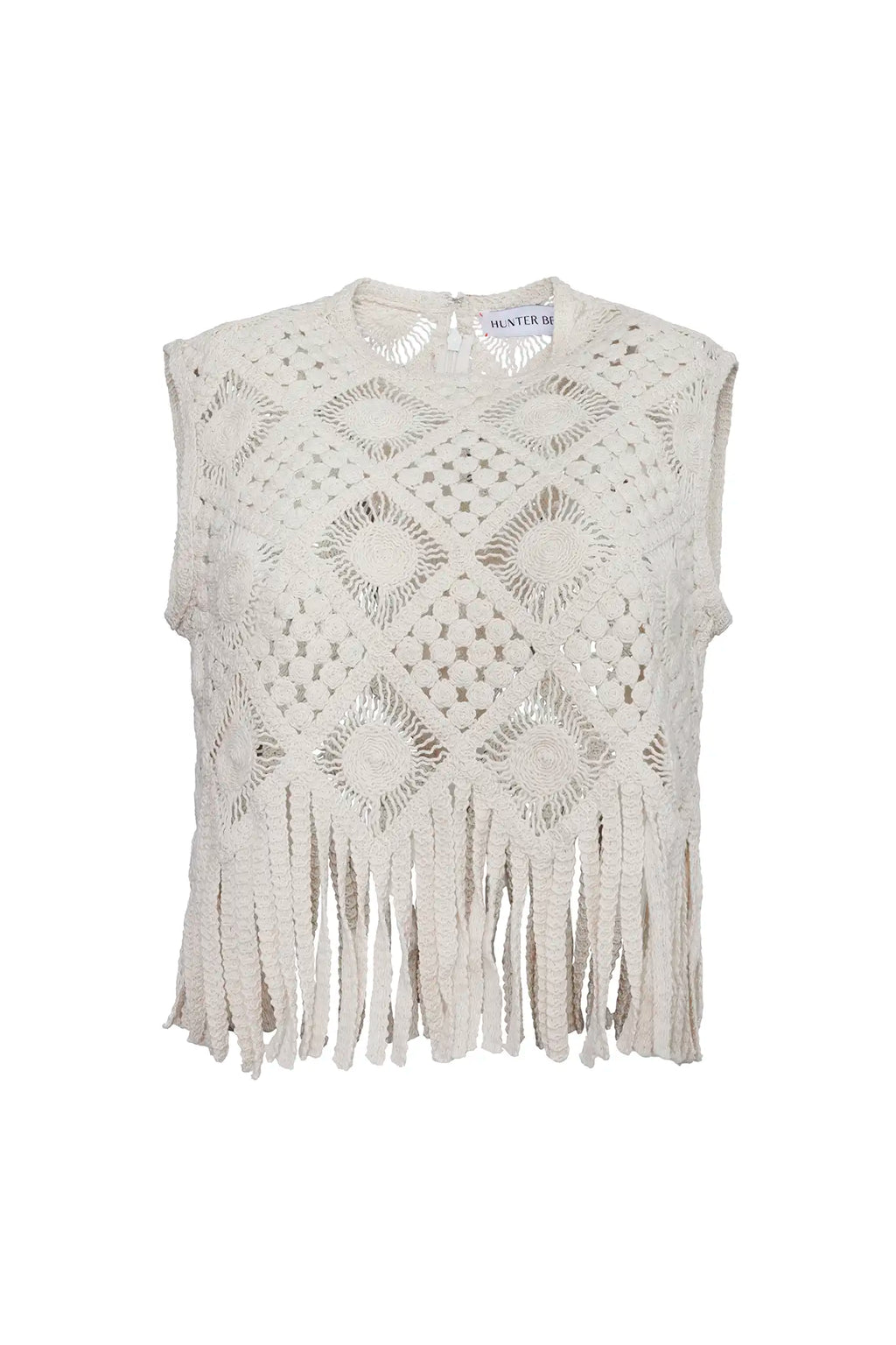 The Astor Top in Cream.