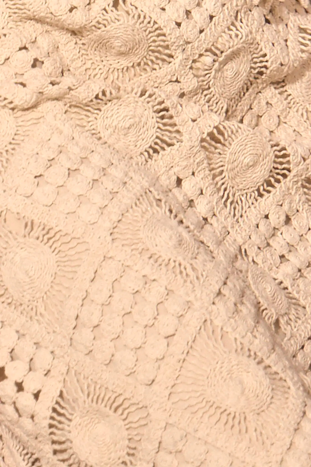 Close up of the Rivington Skirt in Cream.